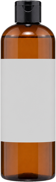 Plain unbranded bottle of castor oil
