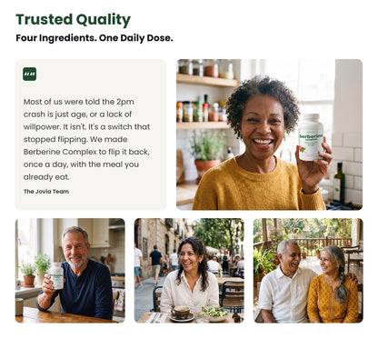 Trusted quality: four ingredients, one daily dose