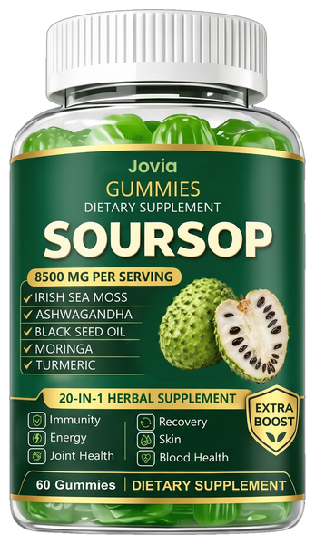 Jovia Soursop Gummies jar