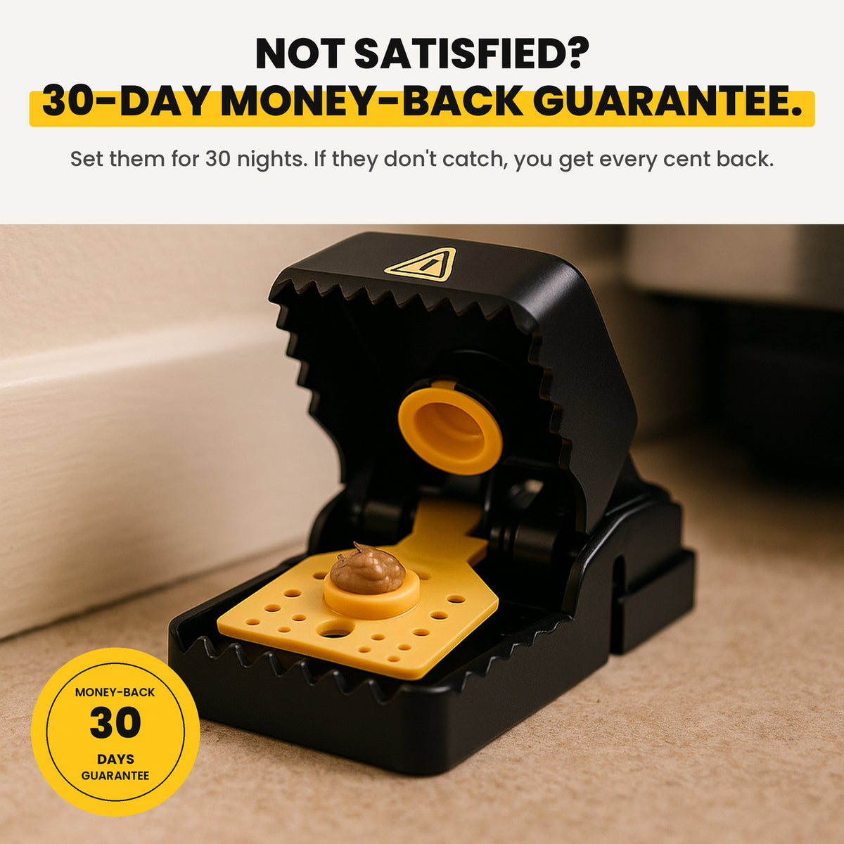 Not satisfied? 30-day money-back guarantee