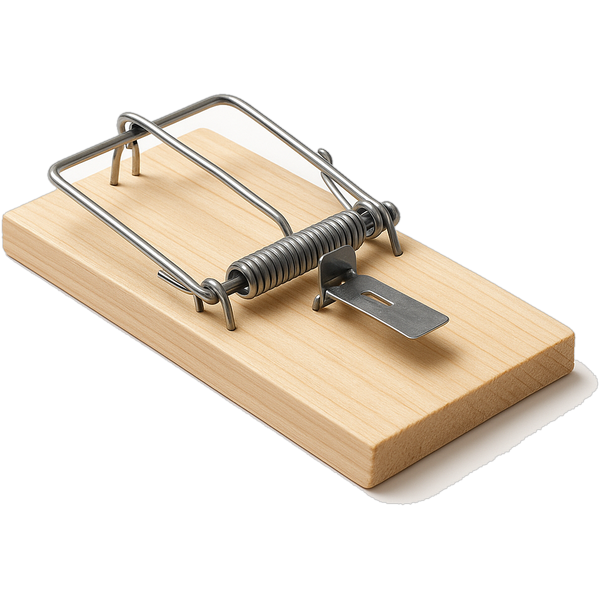Old wooden snap trap