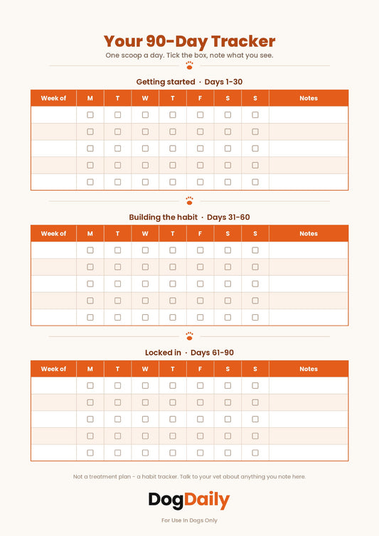 90-Days Progression Tracker